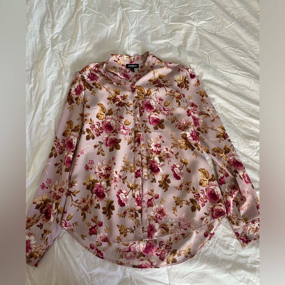 Beautiful flower print blouse